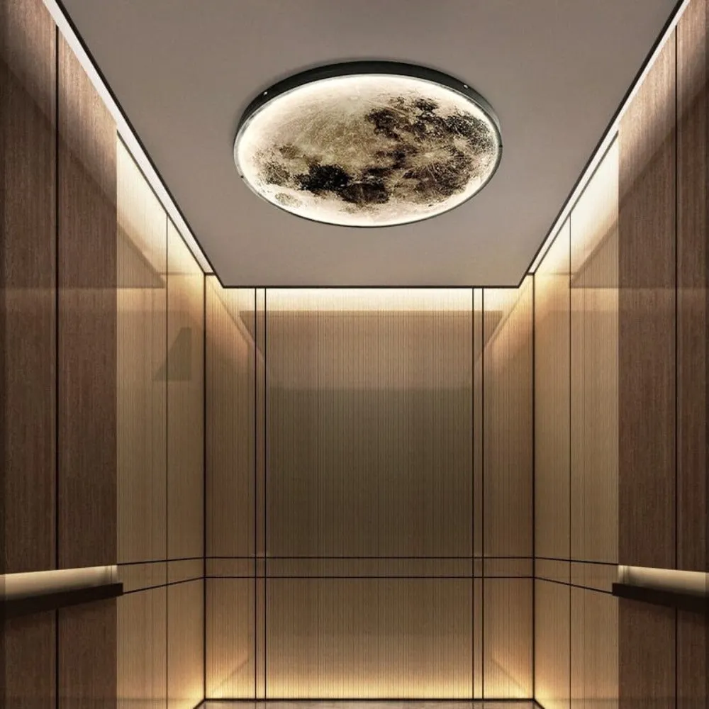 3D LED Moon or Earth Ceiling Wall Lamp | 24CM-80CM