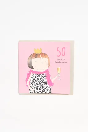 50 Years Birthday Card