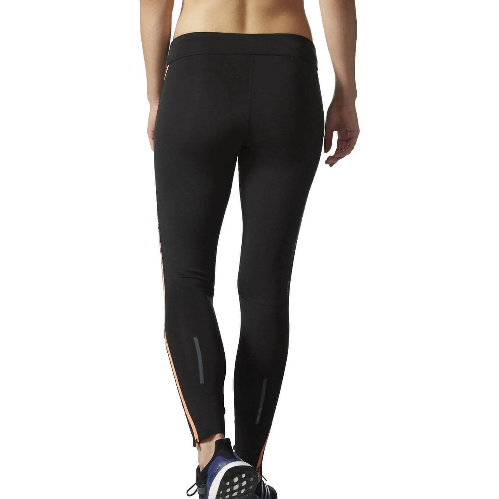 adidas Response Womens Long Running Tights - Black