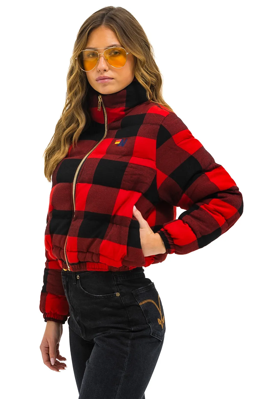 APRES PLAID PUFFER JACKET - BUFFALO PLAID