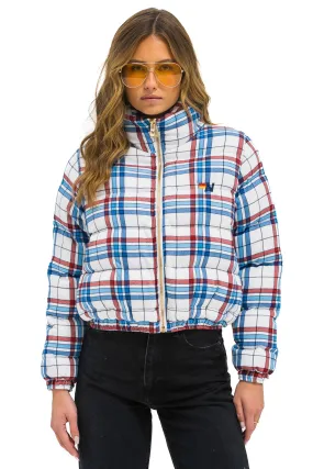 APRES PLAID PUFFER JACKET - MONTAUK PLAID