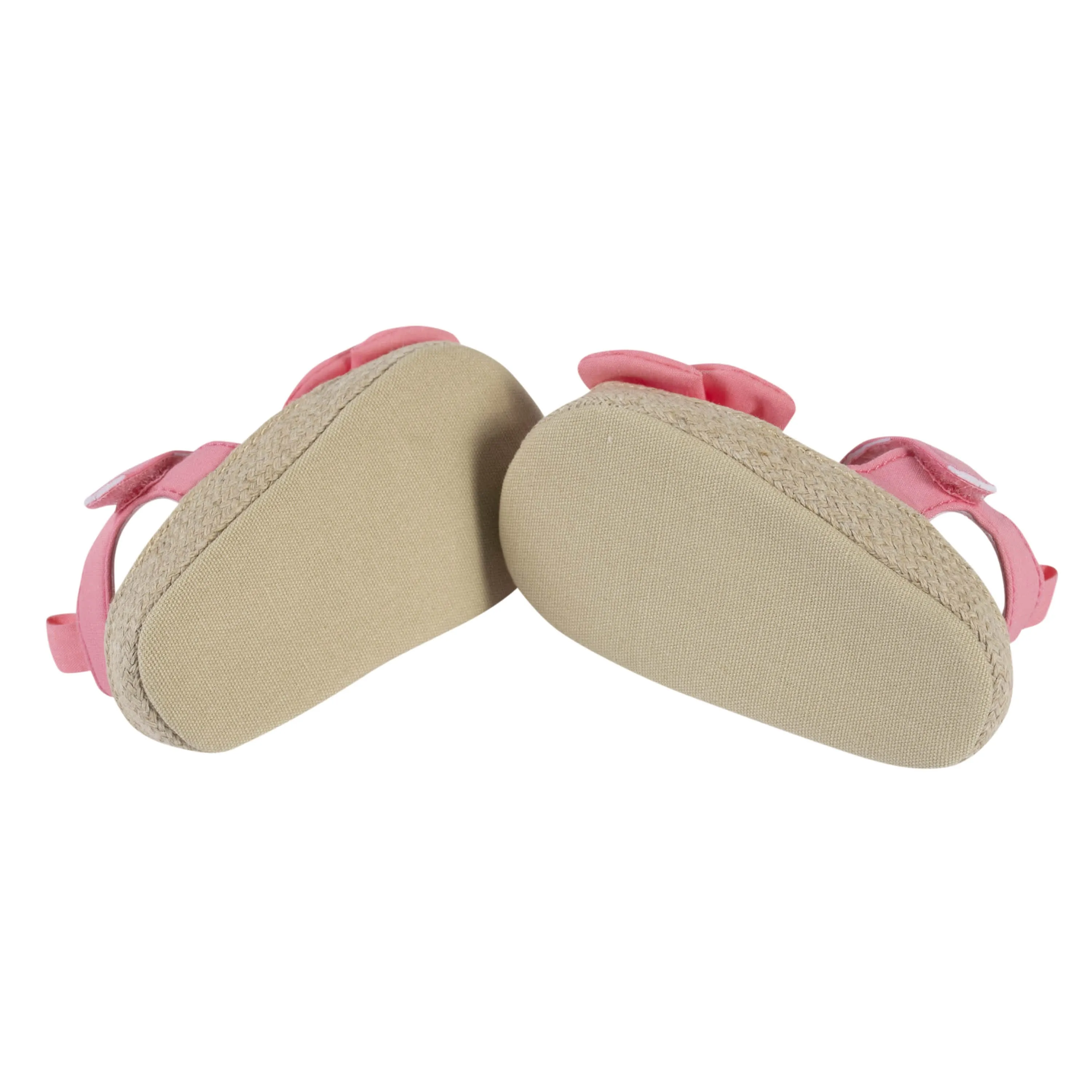 Baby Girls Coral Pink Espadrille Sandal