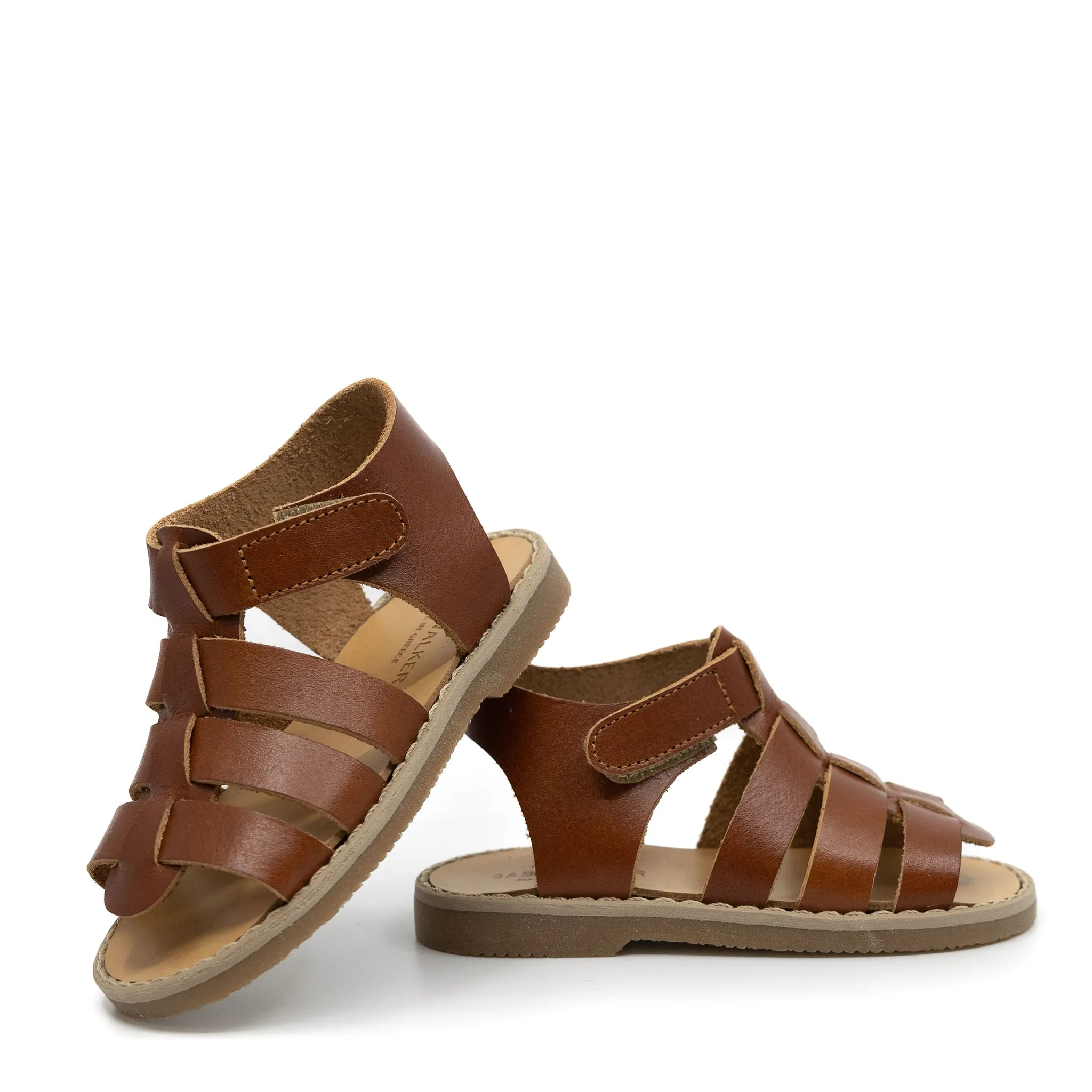 Babywalker Cognac Gladiator Baby Sandal