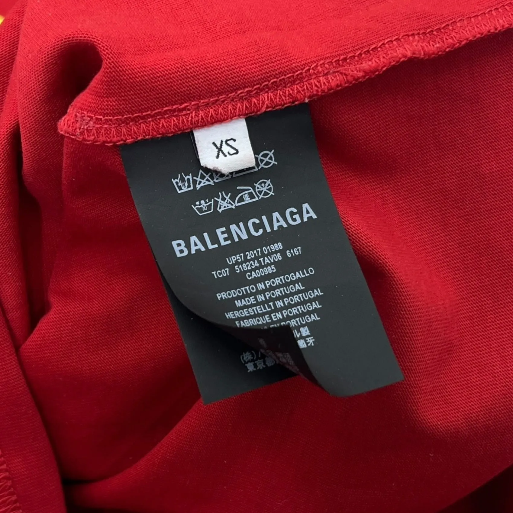 BALENCIAGA T-SHIRT NEW LOGO TG XS (VESTE L)