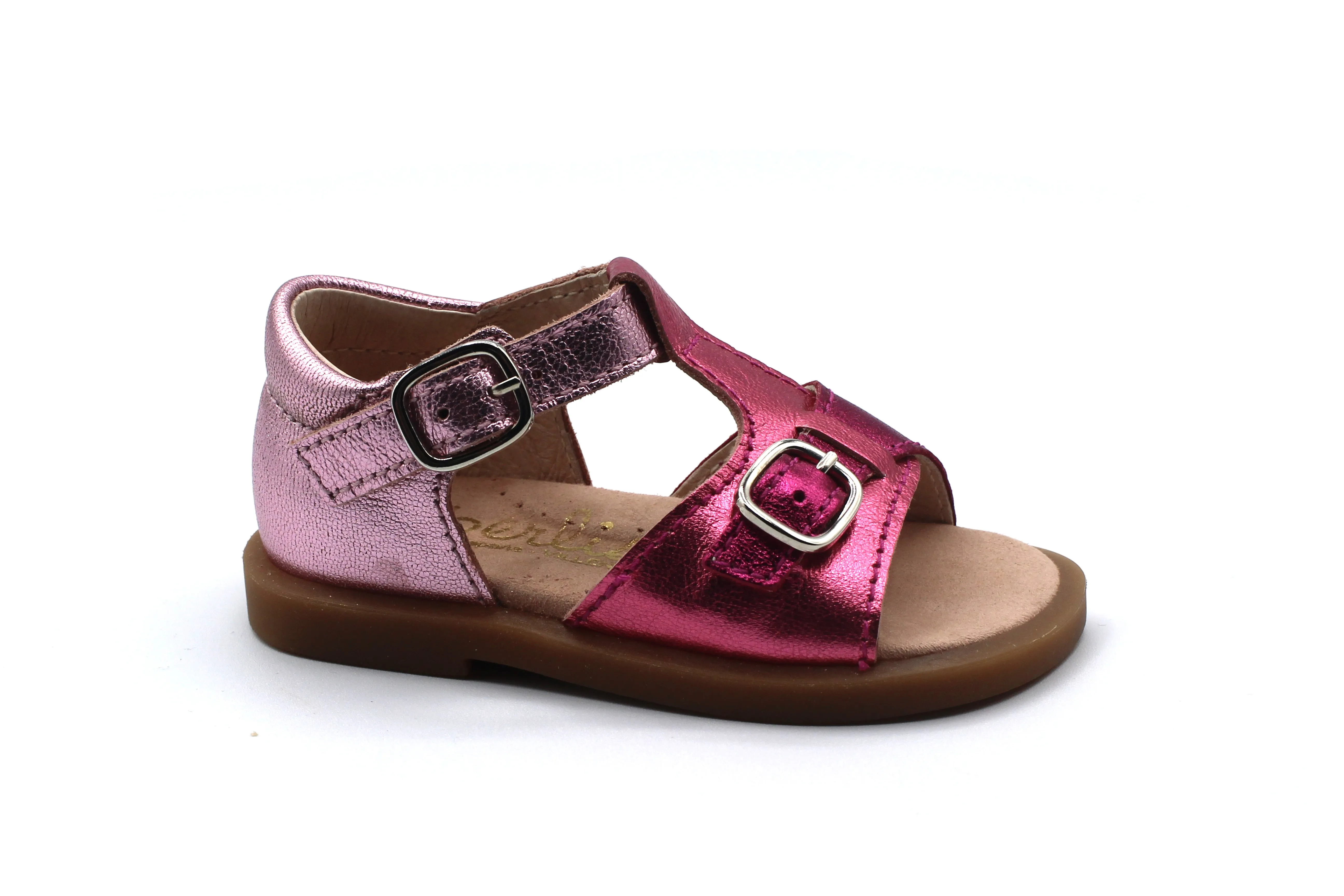 Beberlis Two-Tone Pink Open Sandal