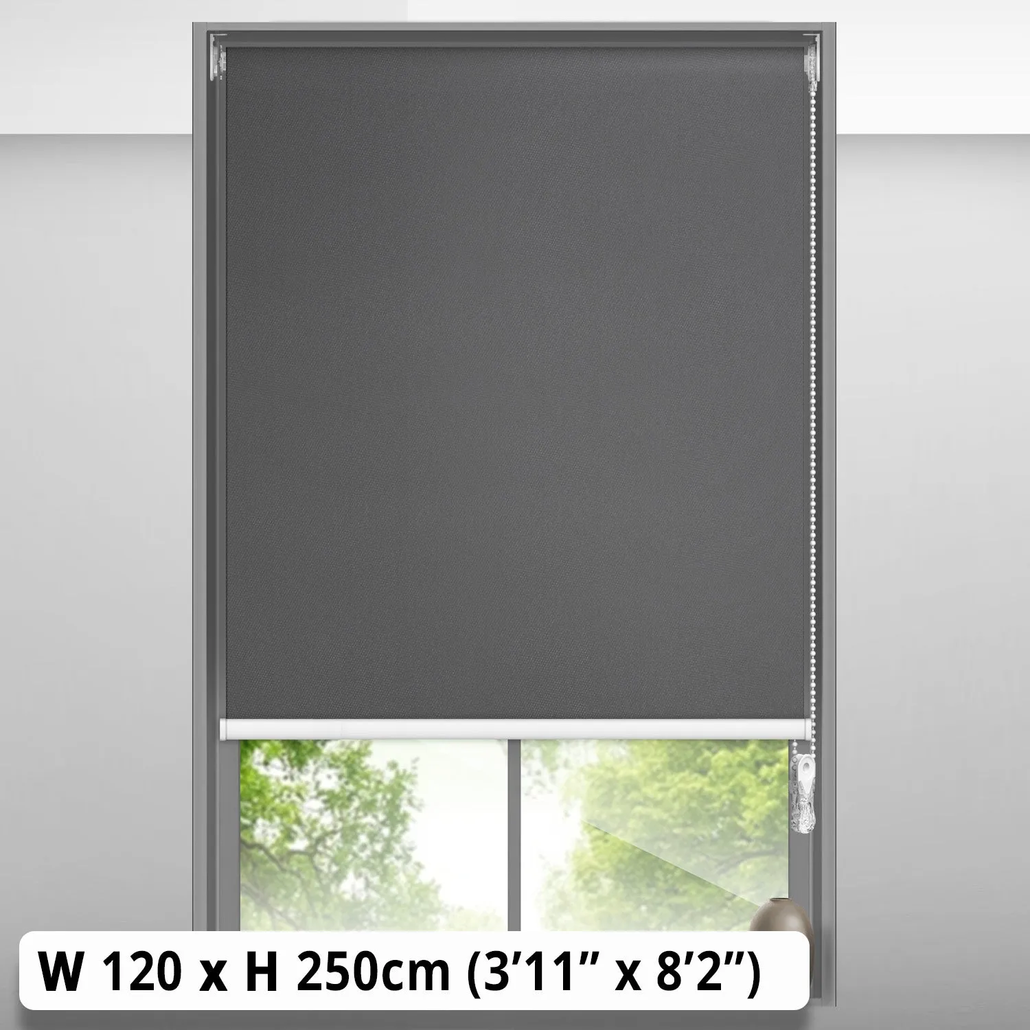 Blackout Roller Blind (120 x 250cm)