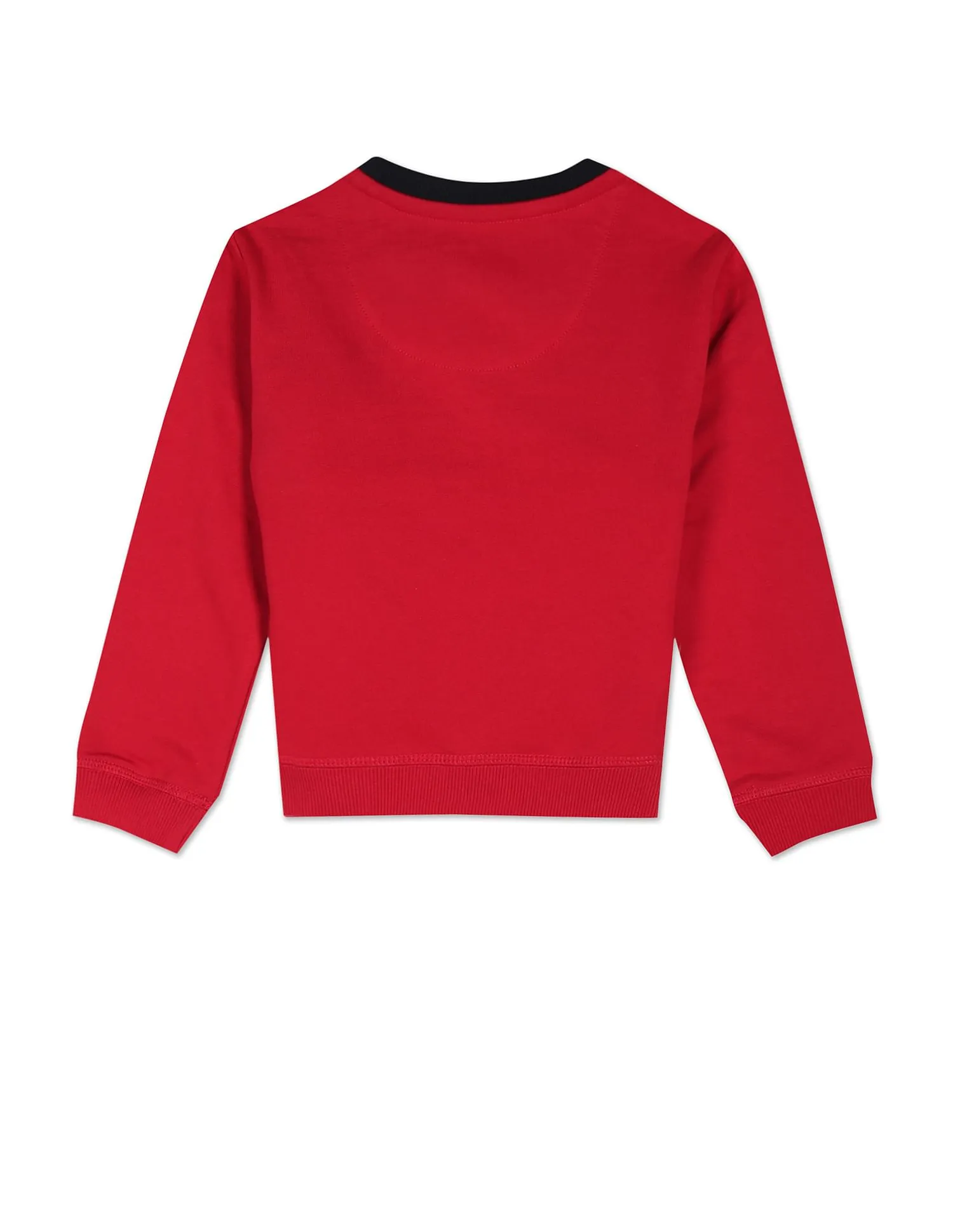 Boys Brand Print Colour Block Sweatshirt