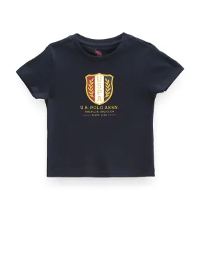 Boys Brand Print Cotton T-Shirt