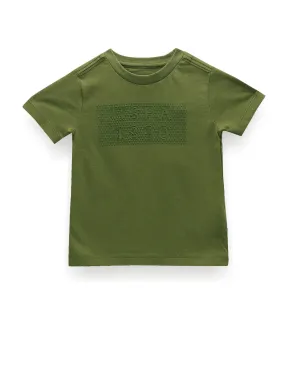 Boys Brand Print Cotton T-Shirt