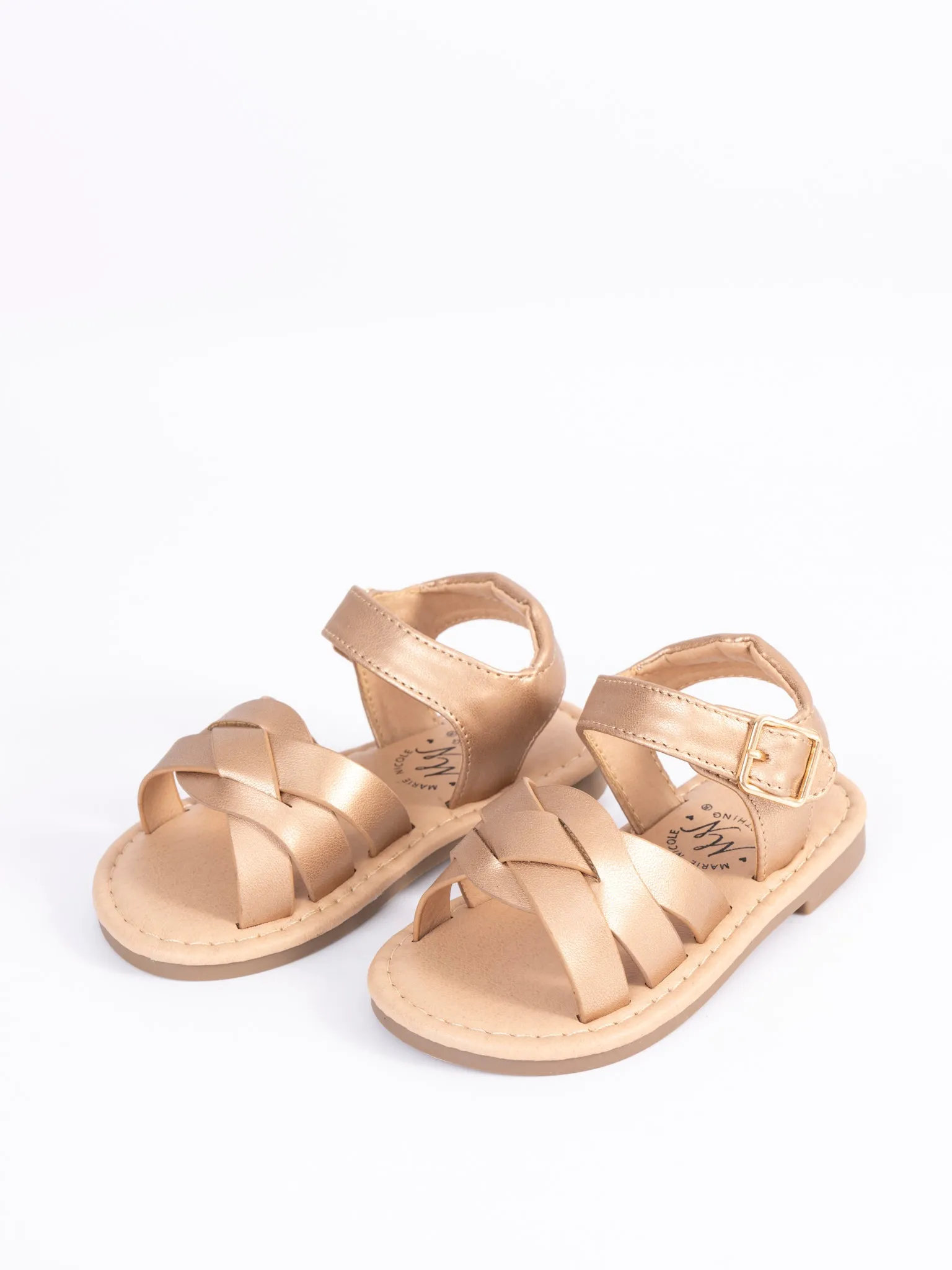 Braided Front Sandal - Runs Small, One Size Up