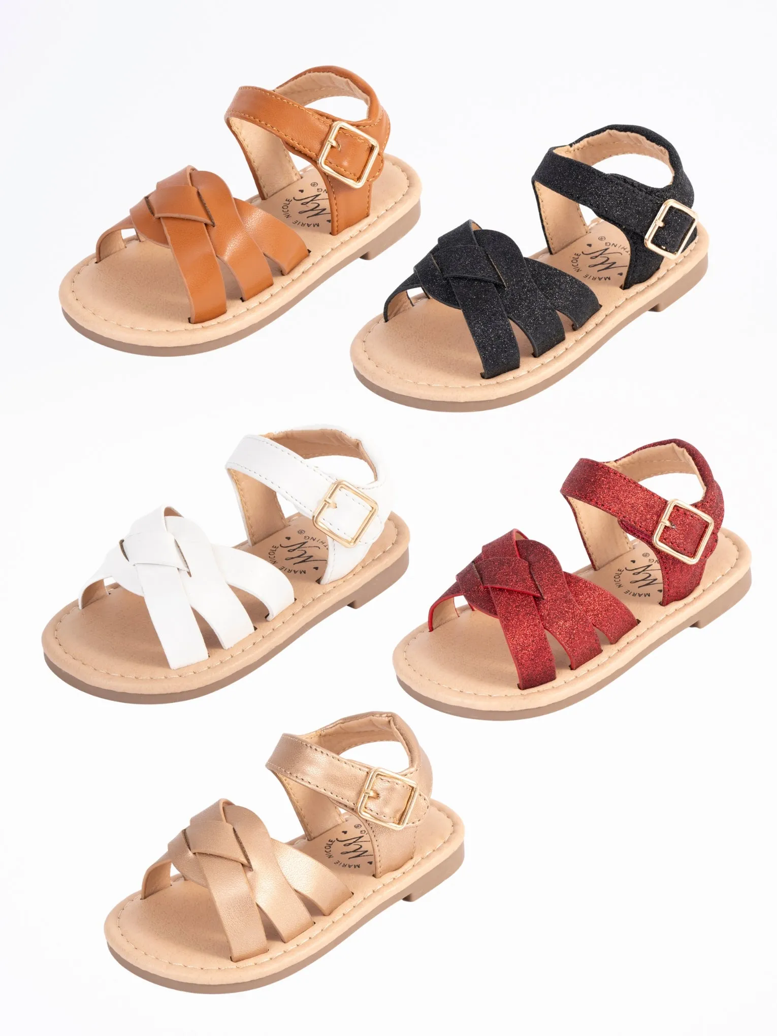 Braided Front Sandal - Runs Small, One Size Up