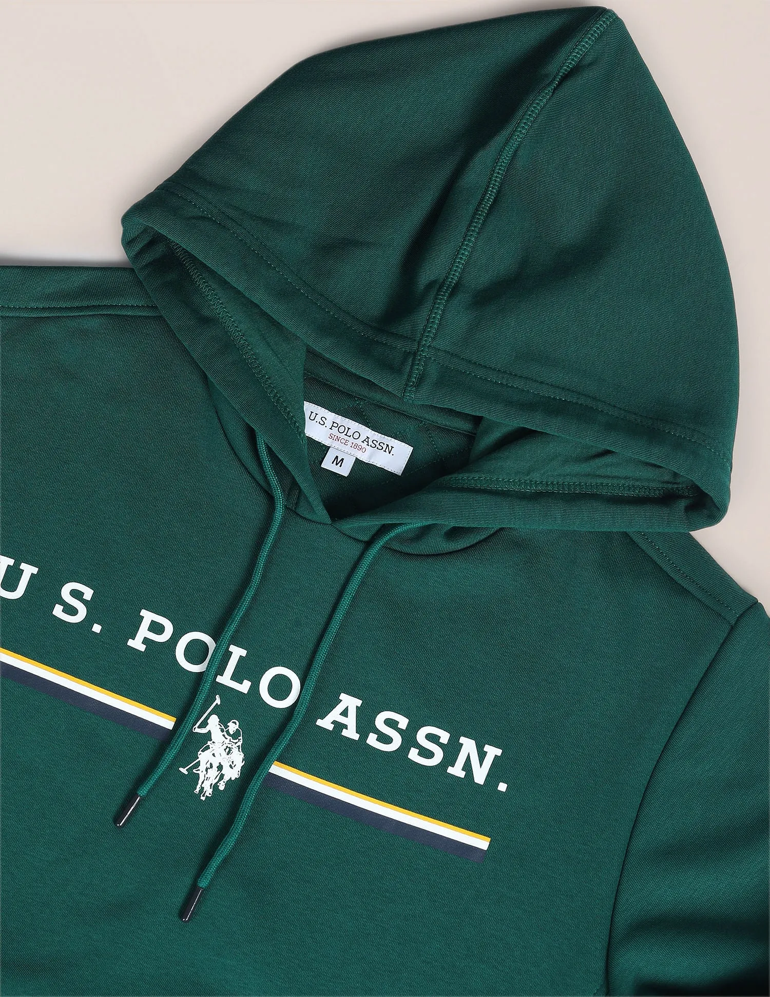 Brand Print Hooded Sweatshirt