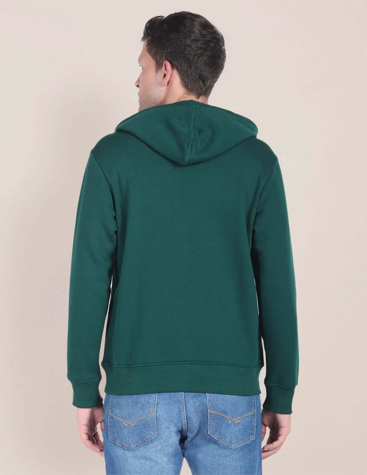 Brand Print Hooded Sweatshirt