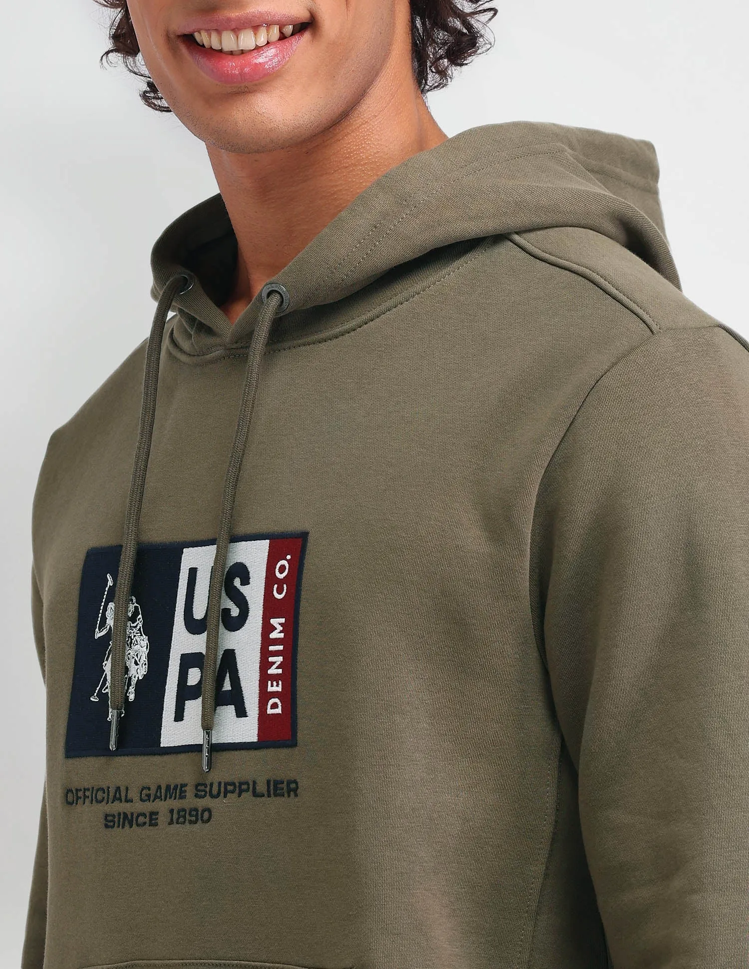 Brand Printed Hooded Sweatshirt