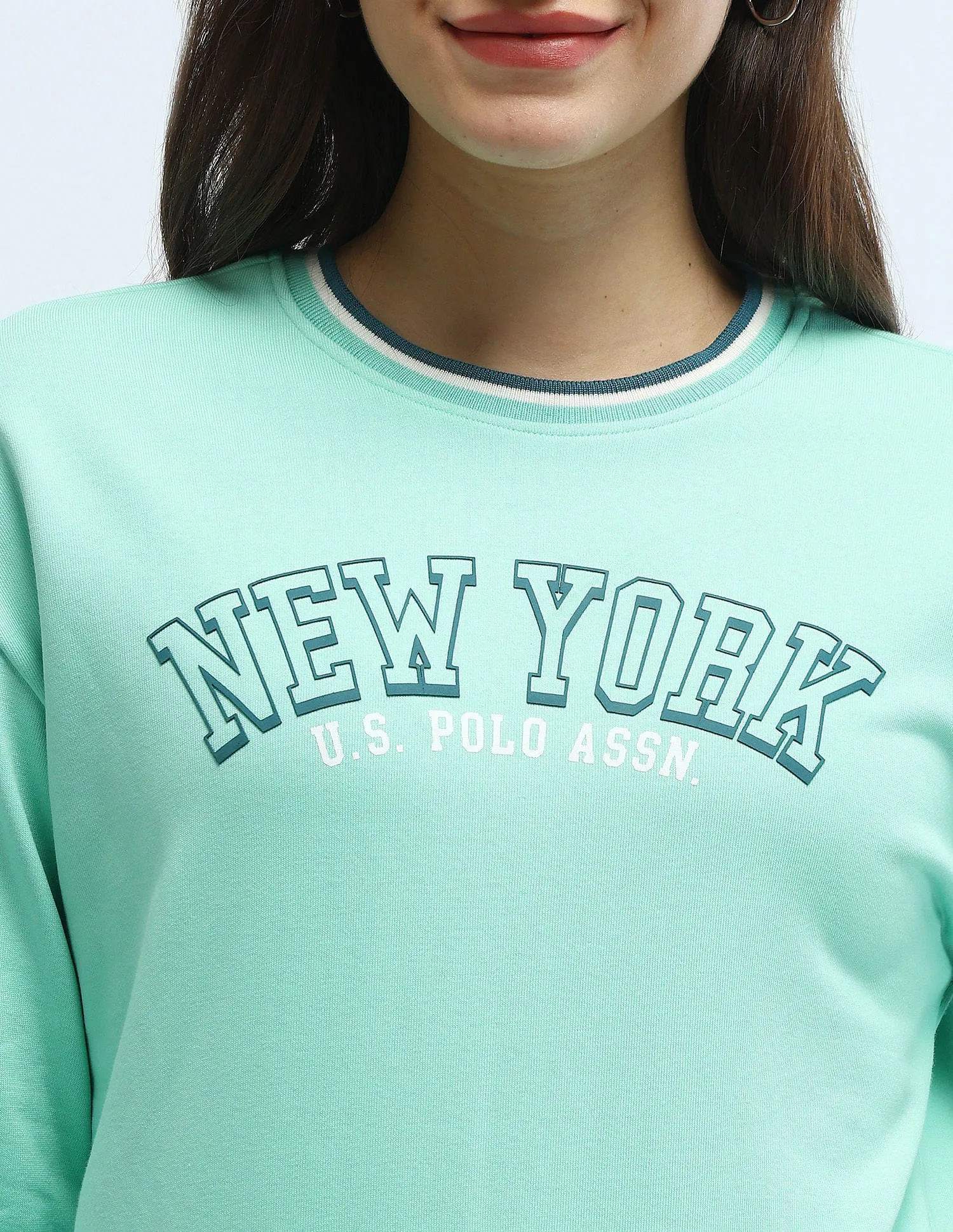 Brand Printed Regular Fit Sweatshirt