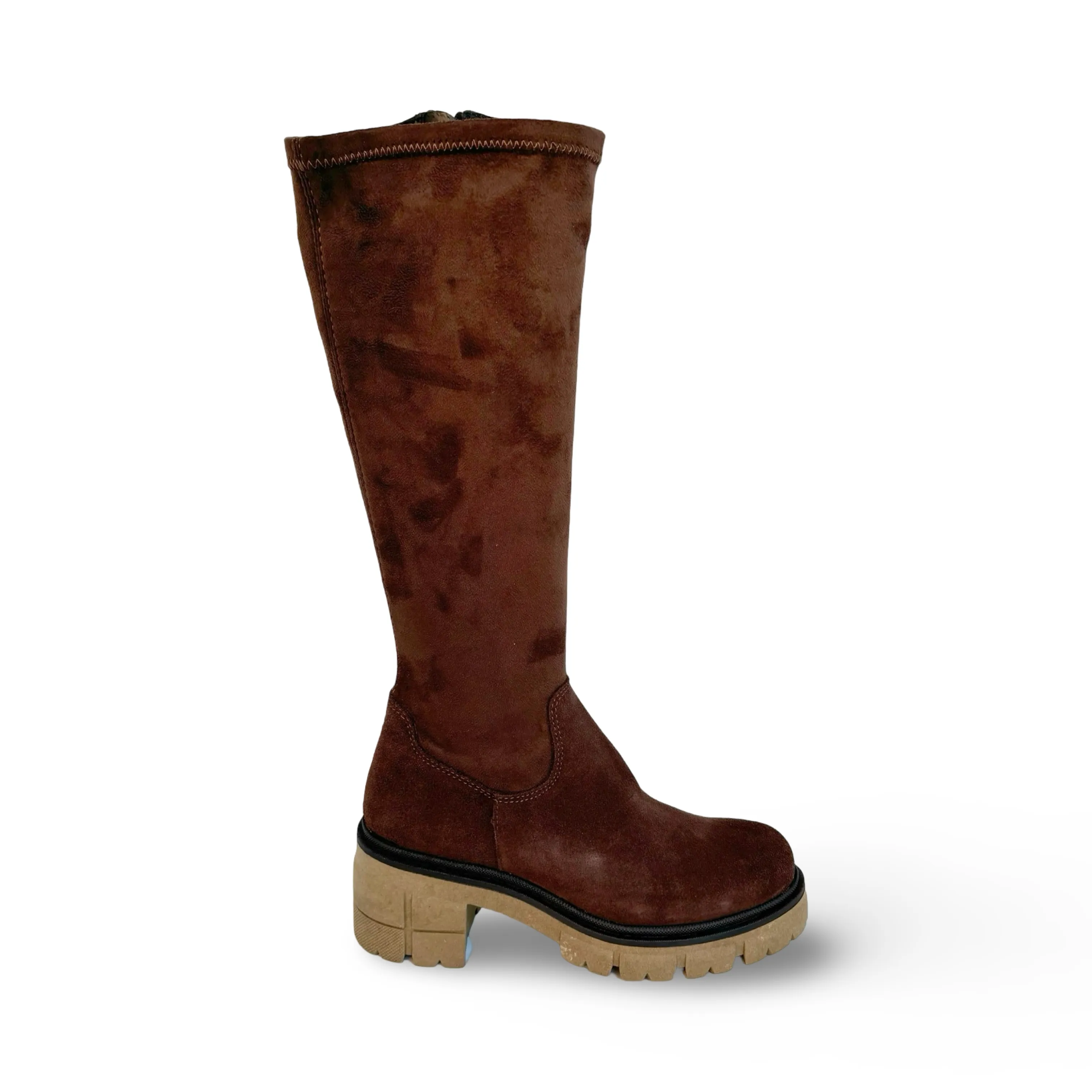 BRENNA Brown/Khaki WATERPROOF Boot