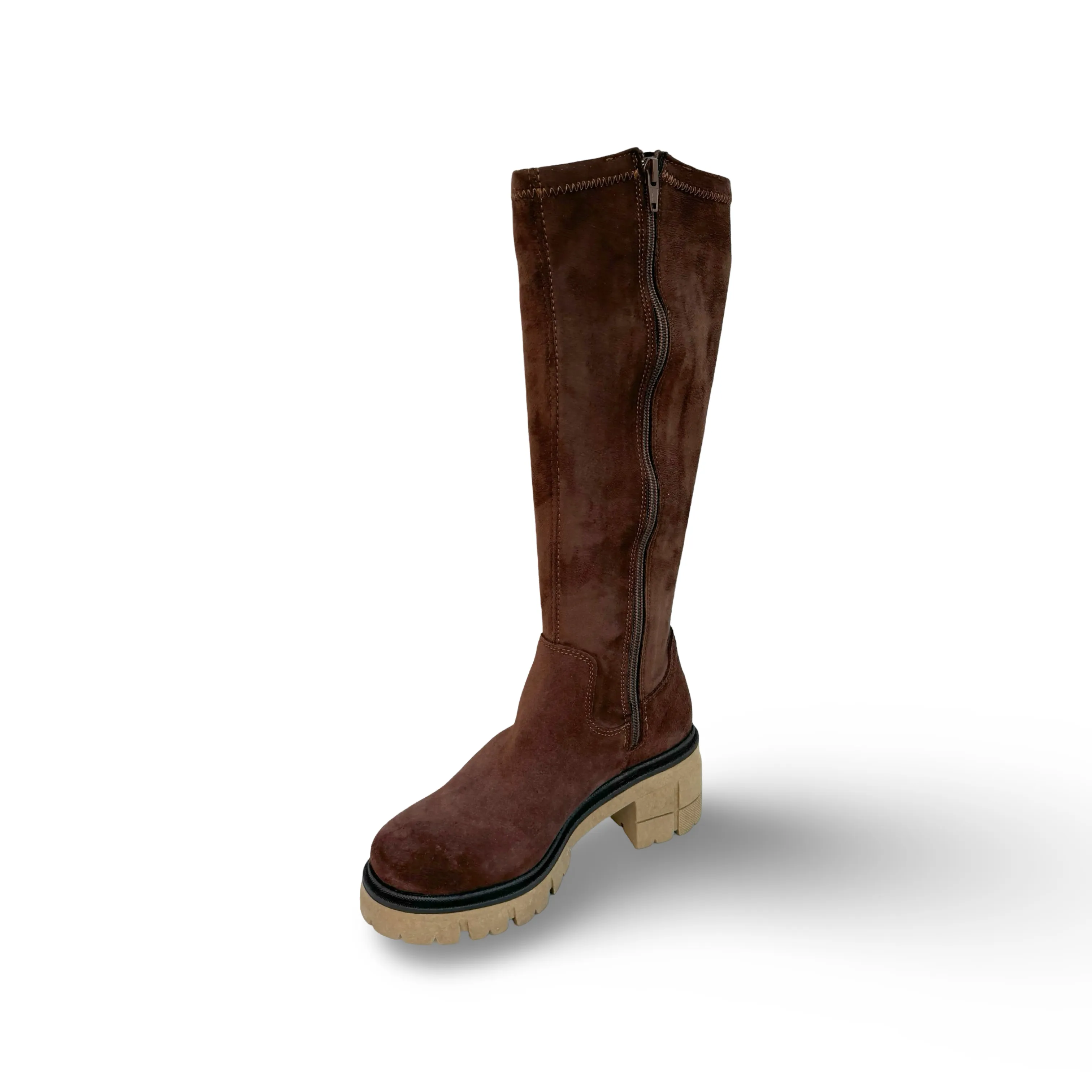 BRENNA Brown/Khaki WATERPROOF Boot