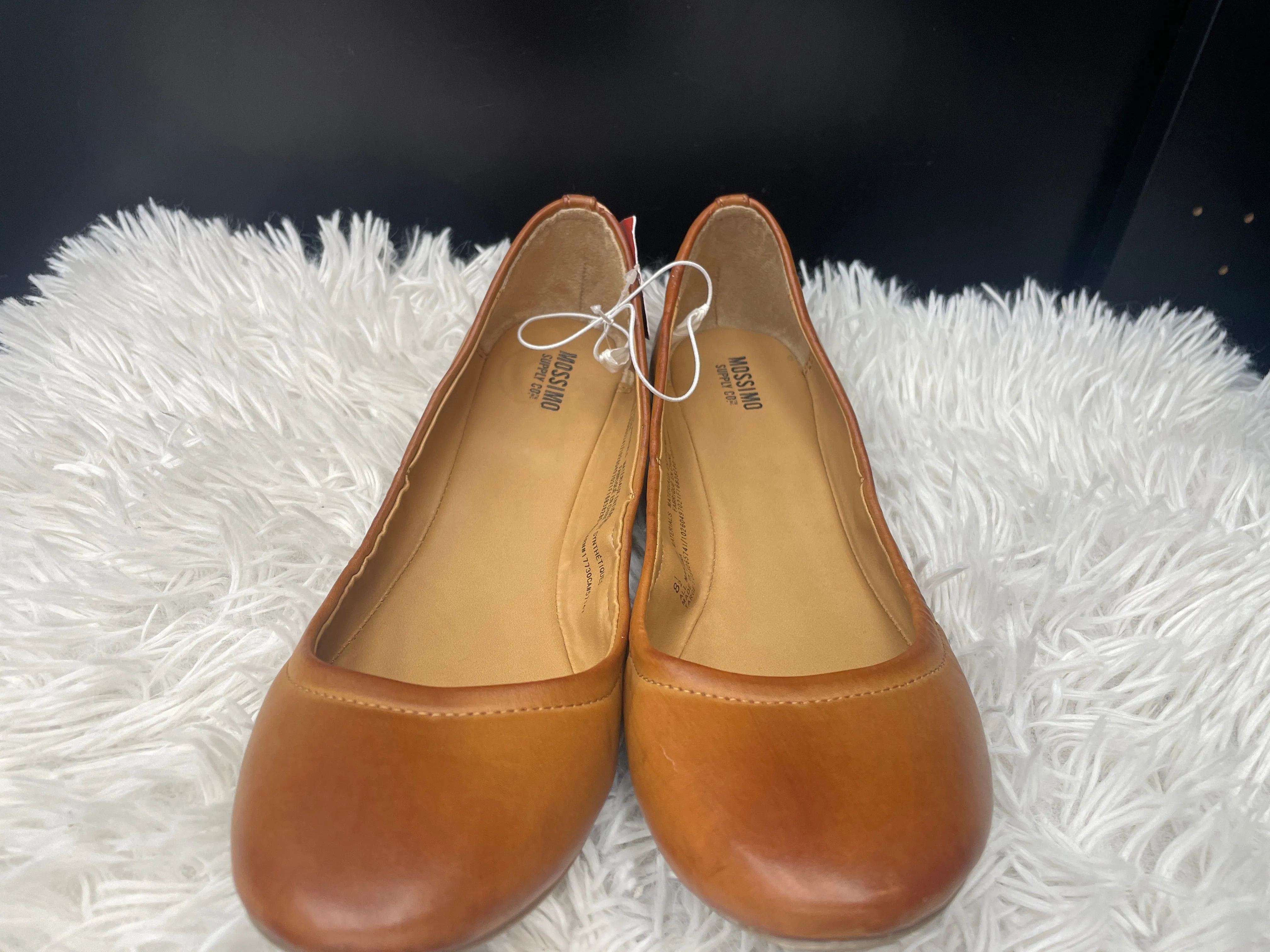 Brown Shoes Flats Ballet Mossimo, Size 8.5