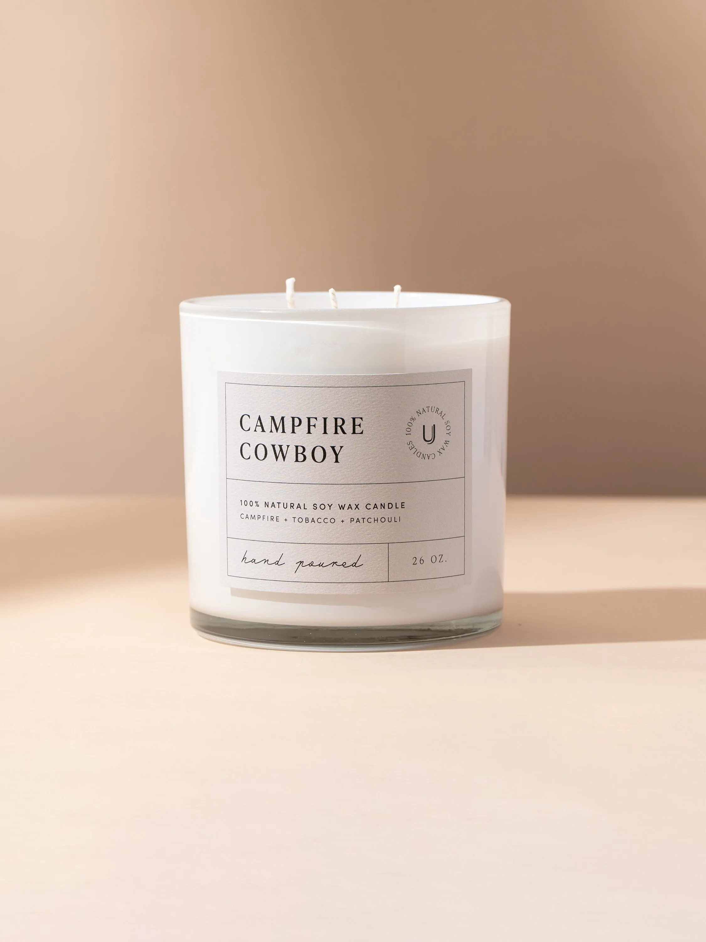 Campfire Cowboy Candle