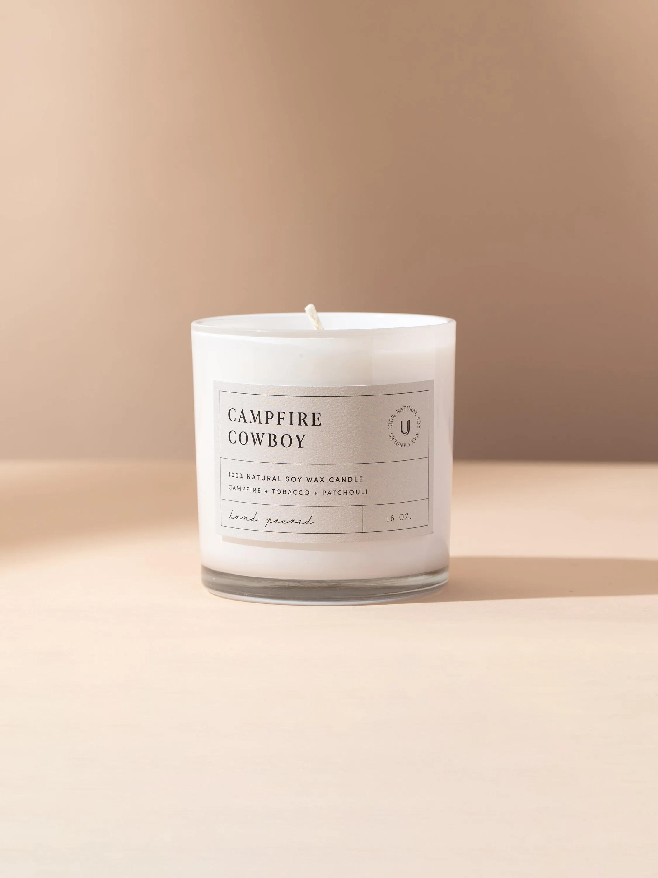 Campfire Cowboy Candle