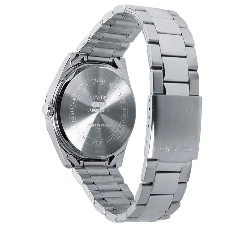 Casio Stainless Steel Analog Watch - Black