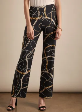 CHAIN PRINTED PANTS- 196335