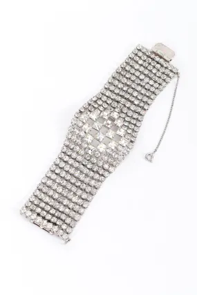 Checkered Rhinestone Bracelet