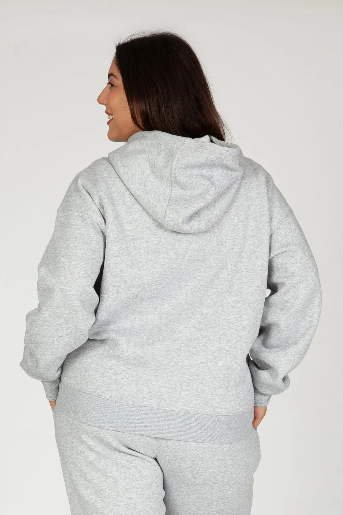 Chlo Relaxed Fit Hoodie in Classic Grey