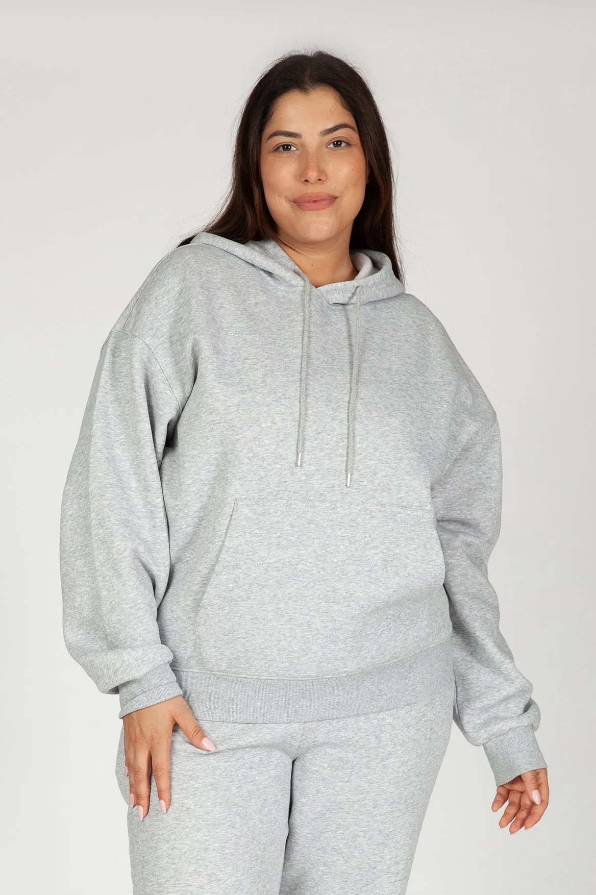 Chlo Relaxed Fit Hoodie in Classic Grey