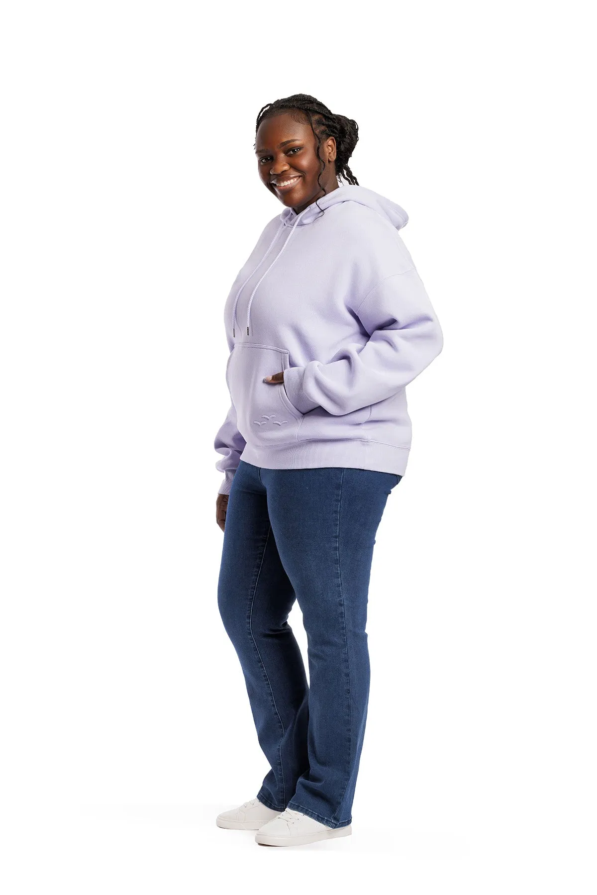 Chlo Relaxed Fit Hoodie in Lavender