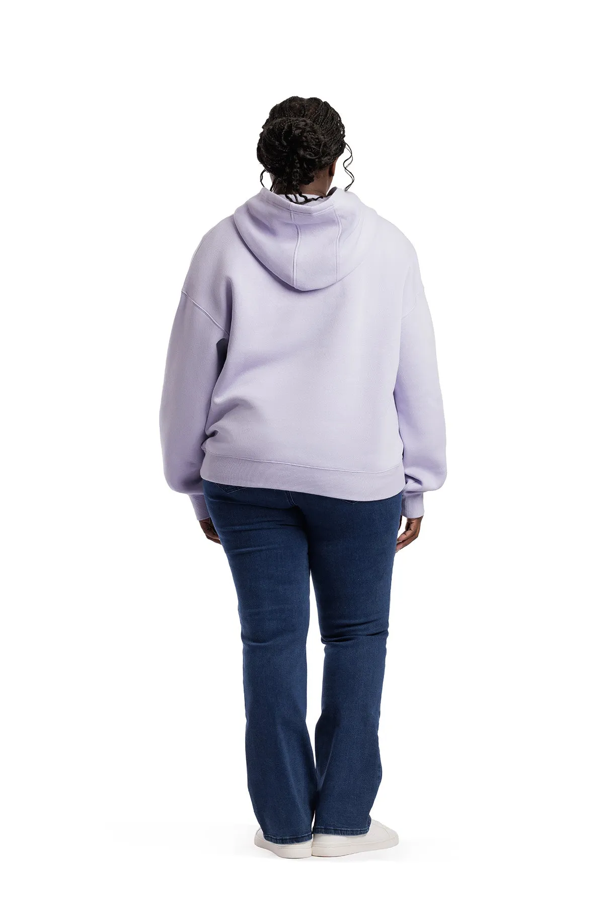 Chlo Relaxed Fit Hoodie in Lavender