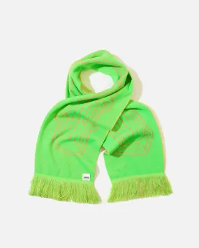 Column Scarf - Fluro Green