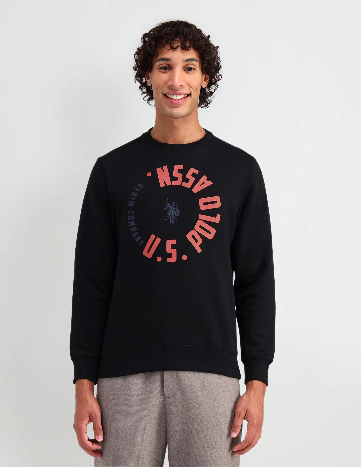 Crew Neck Regular Fit Sweatshirt