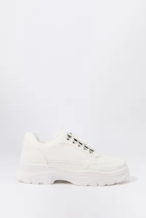 D-Ring Lace Up Chunky Sneaker