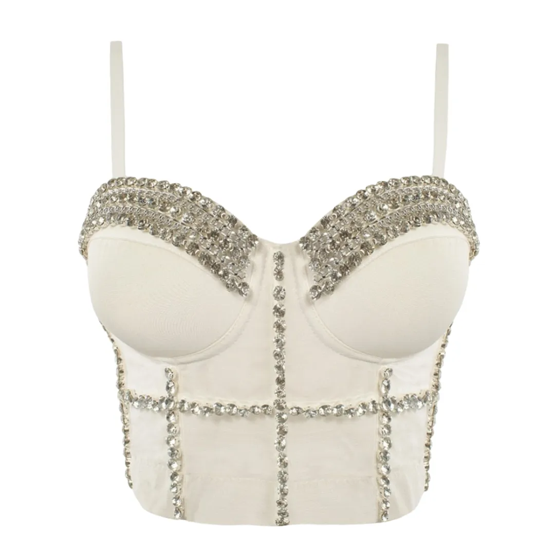 Diamond Chain Bustier Bra