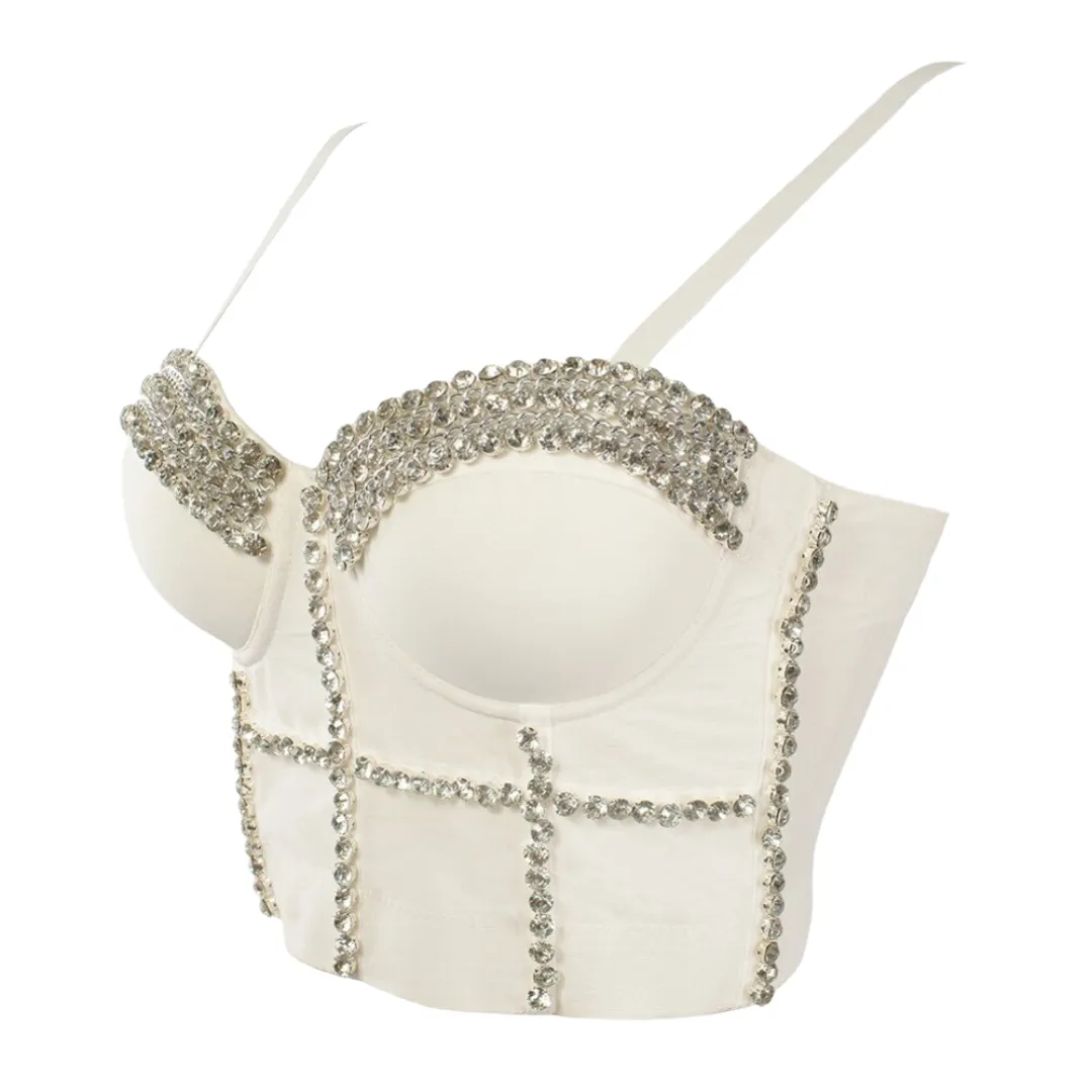 Diamond Chain Bustier Bra