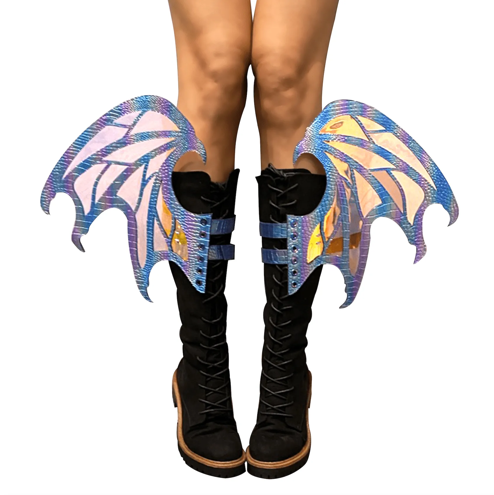 Drogon Iridescent Flame Original Wingz Pair For Calf Or Boot