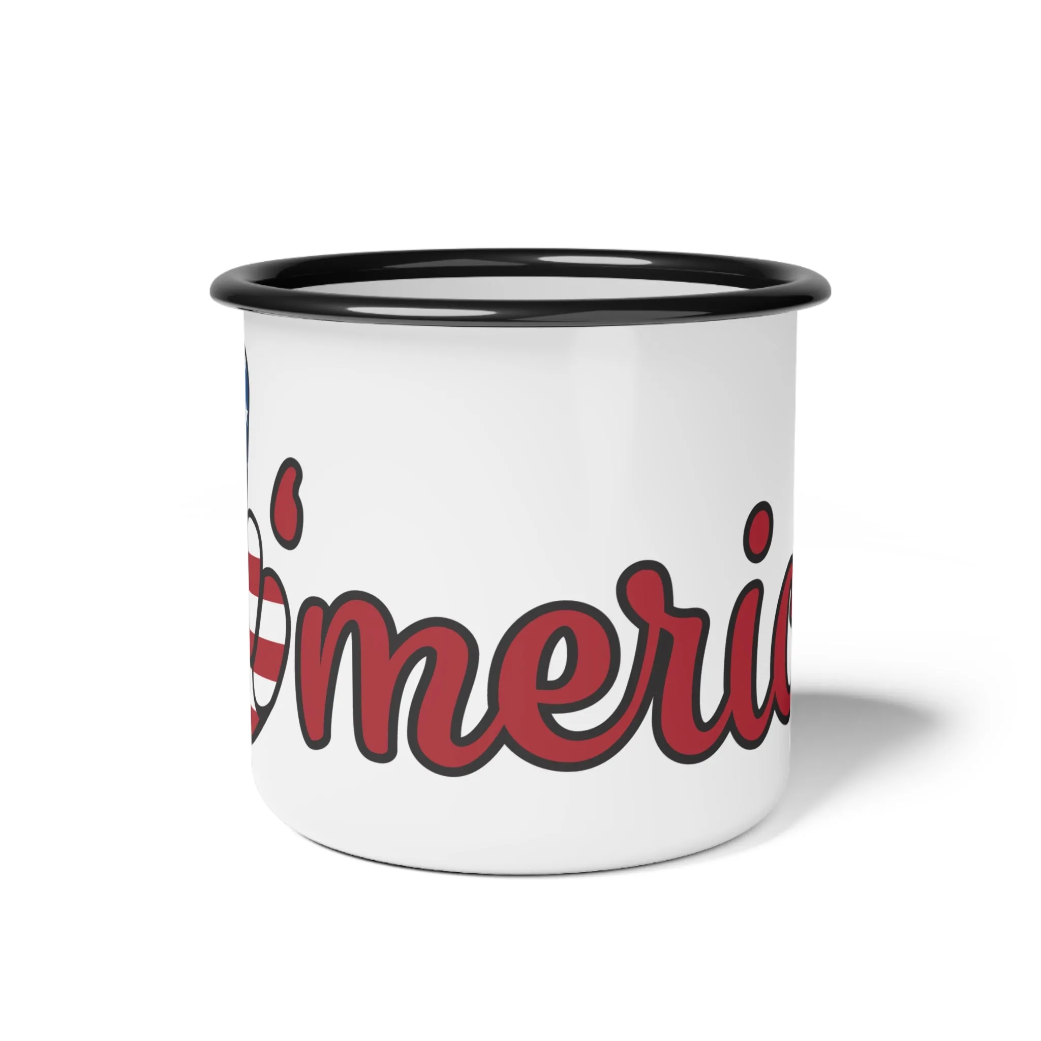 Enamel Camp Cup - 'Merica