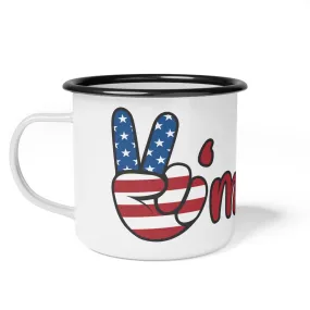 Enamel Camp Cup - 'Merica