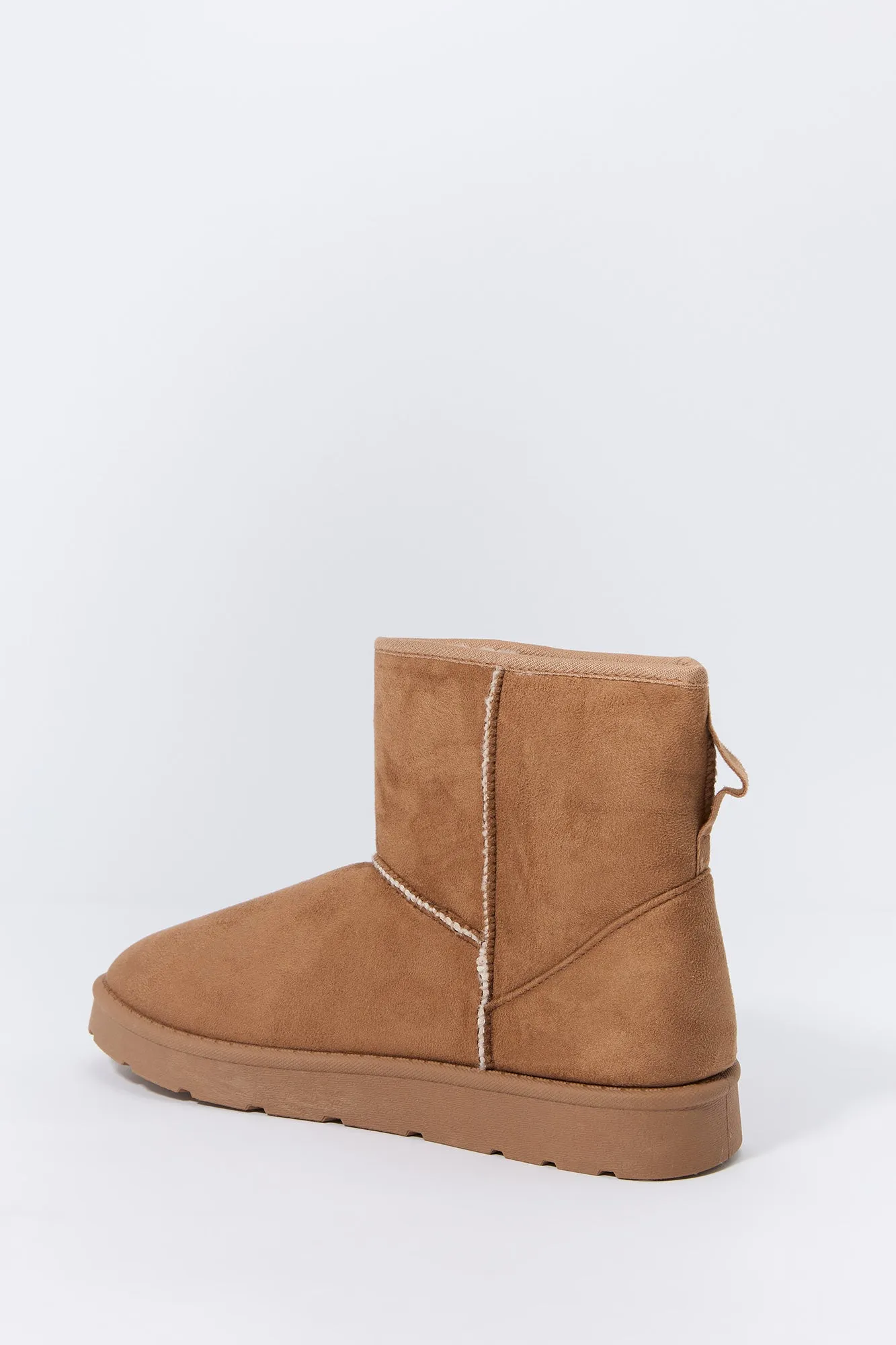 Faux Suede Ankle Booties