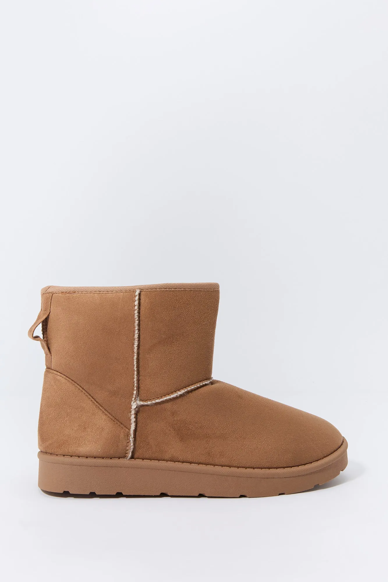 Faux Suede Ankle Booties