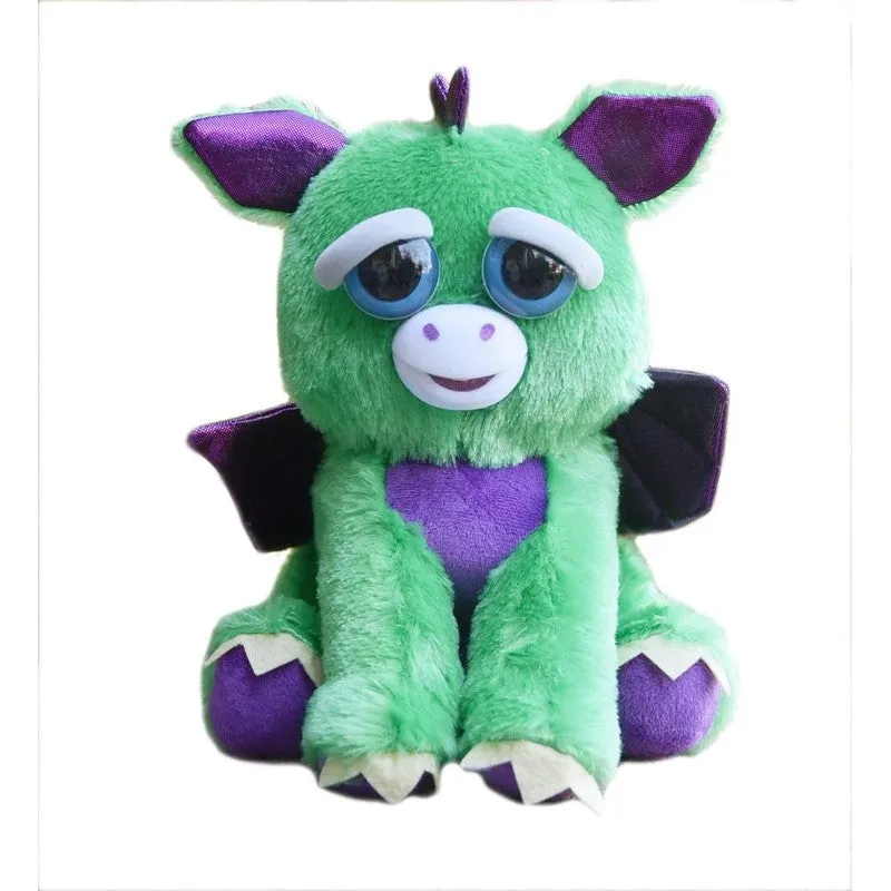 Feisty Pets Ferdinand Flamefart Green Dragon Plush Stuffed Animal