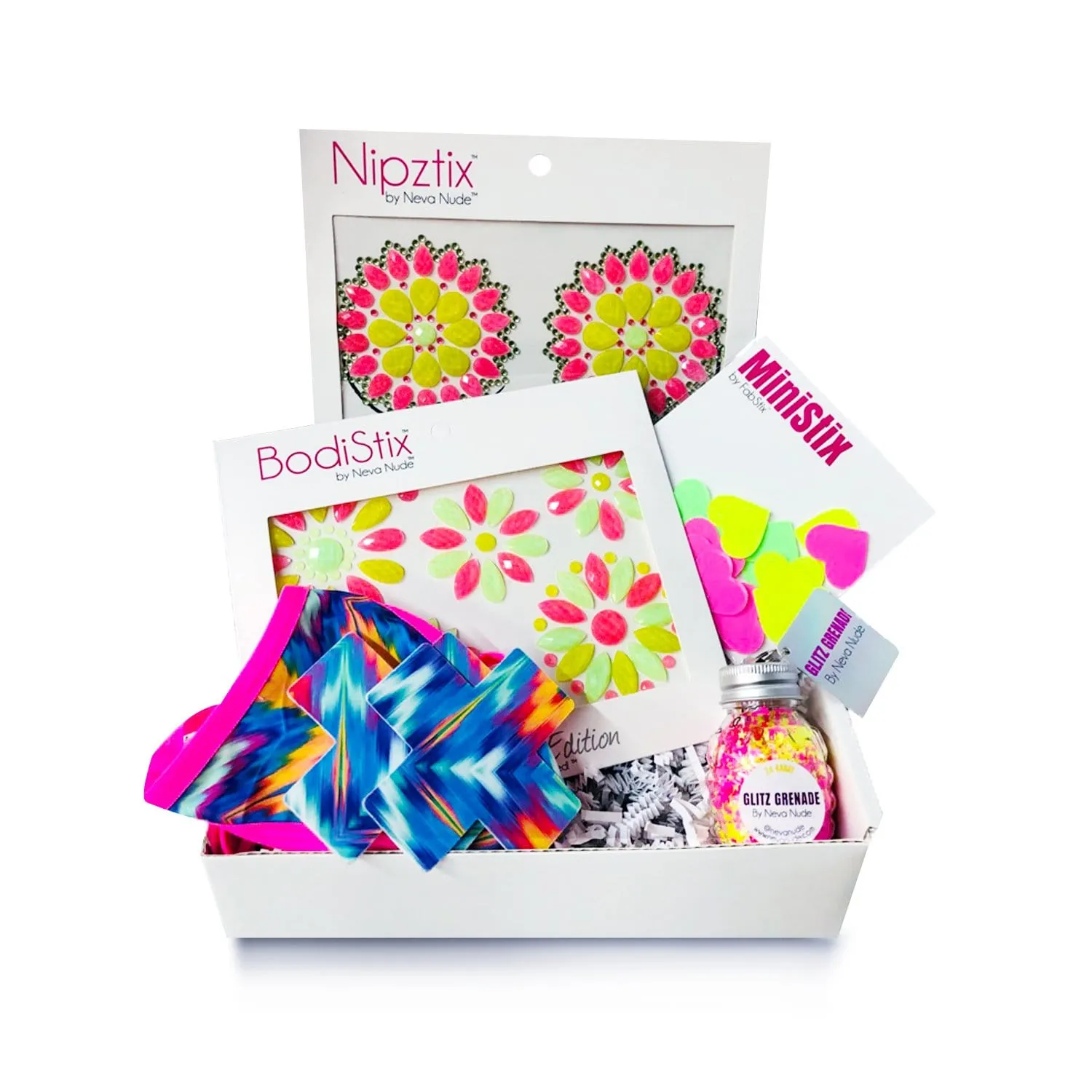 Festival Fling Blacklight Neon Gift Box