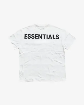 FOG ESSENTIALS 2019 REFLECTIVE LOGO WHITE TEE (NEW)