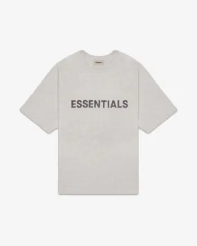 FOG ESSENTIALS SS20 SILICON APPLIQUE LOGO HEATHER OATMEAL TEE (NEW)