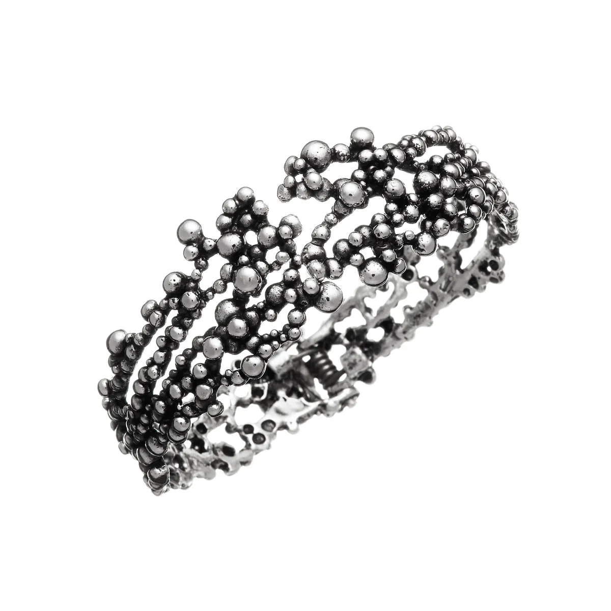 Giovanni Raspini Perlage Sterling Silver Bangle