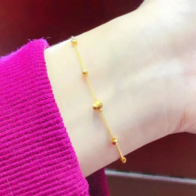 #GOLD2024| Golden Running Ball Bracelet 18kt