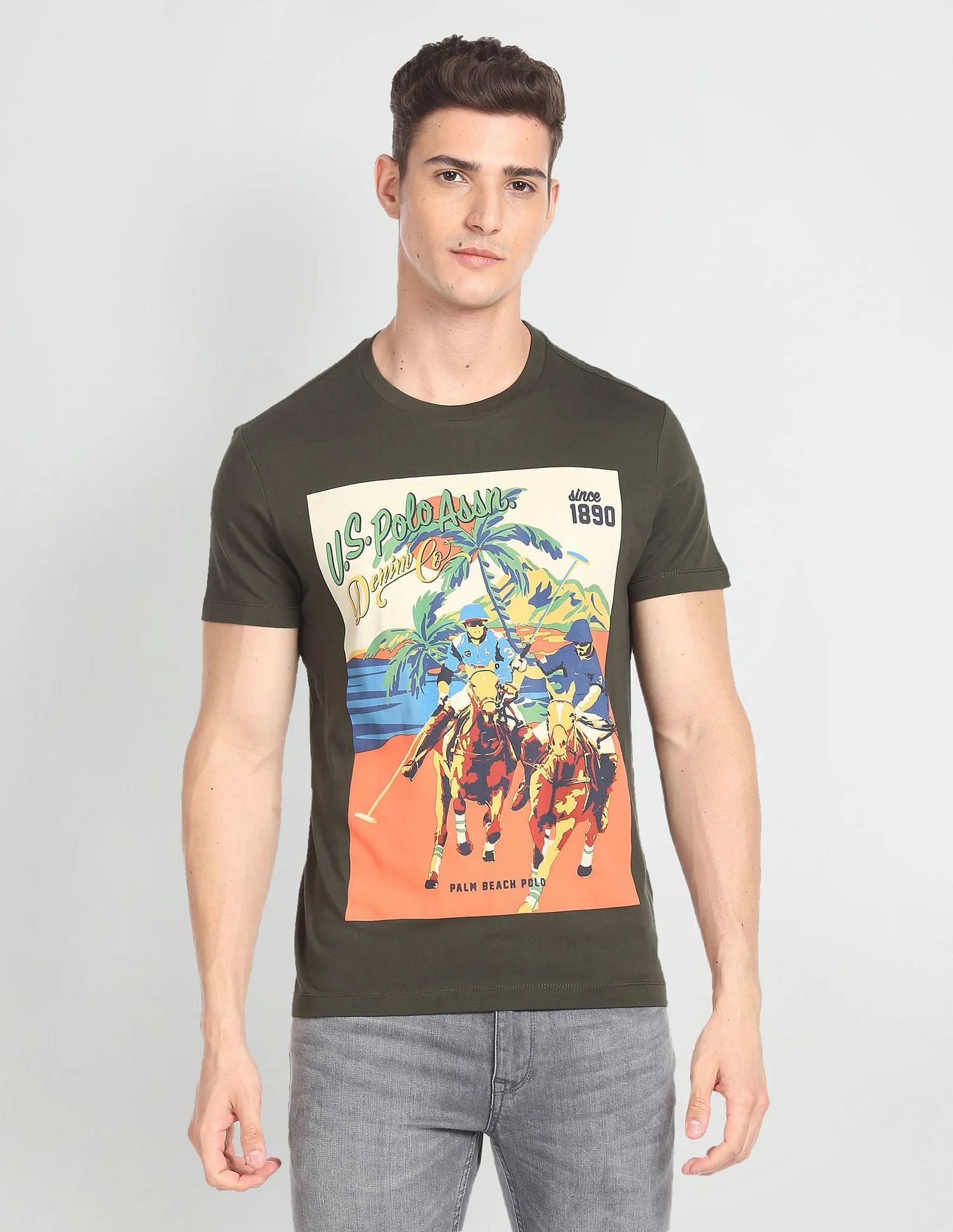 Graphic Print Slim Fit T-Shirt