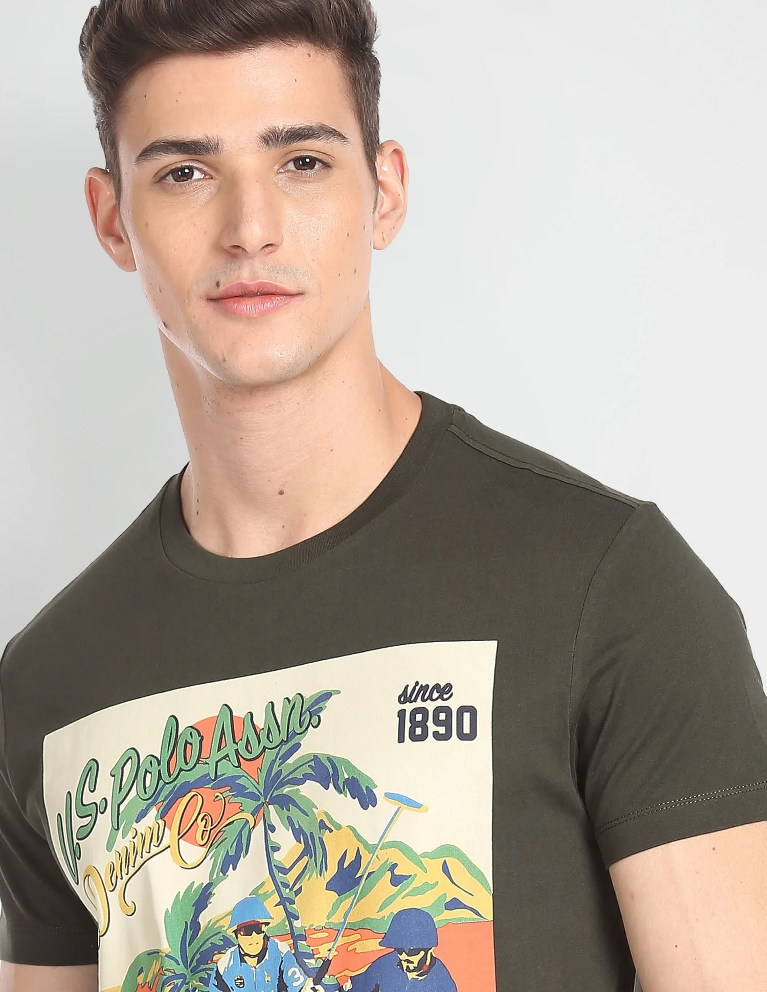 Graphic Print Slim Fit T-Shirt