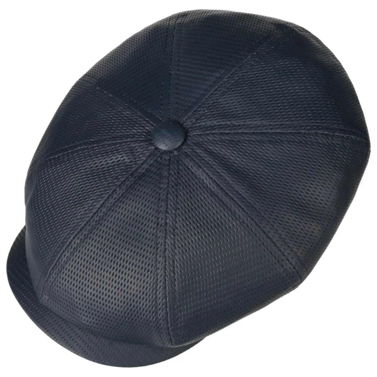 Hatteras Nappa Leather Flat Cap by Stetson